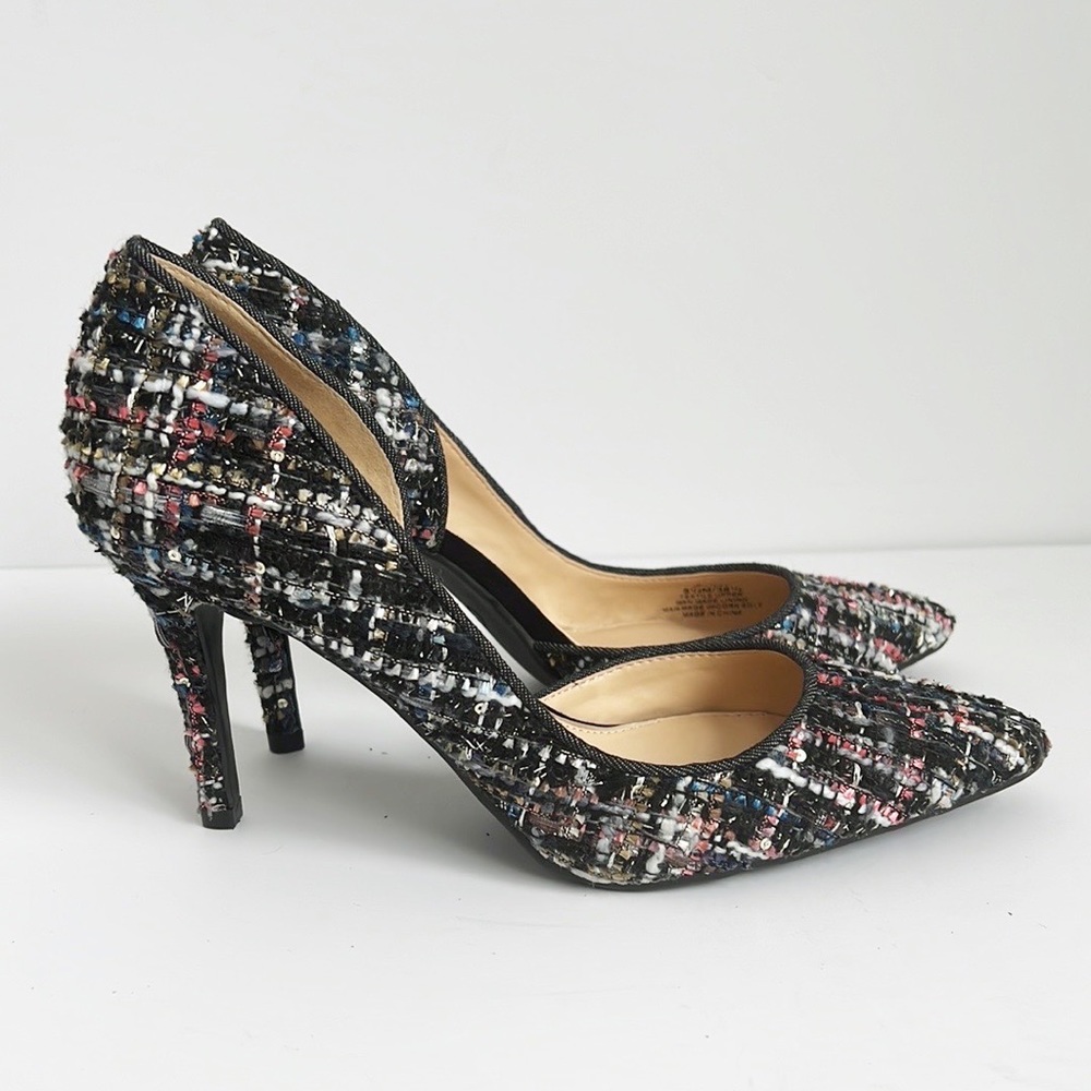 Jessica Simpson Livvy Tweed D'Orsay Heels